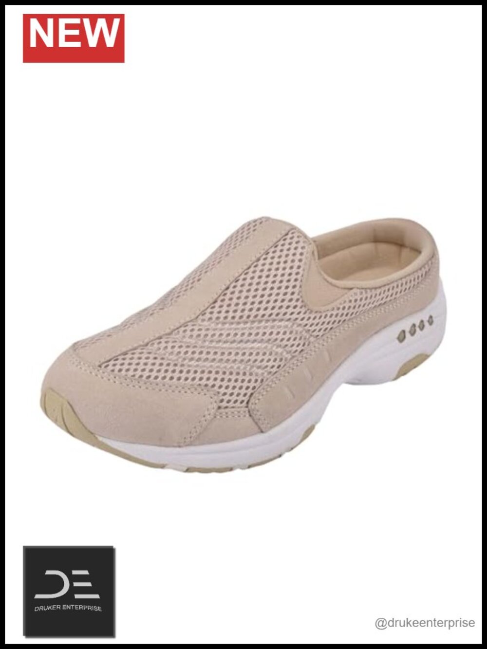 Easy Spirit Traveltime Slip On Walking Mule Suede